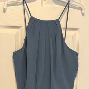Elegant Blue Women's Dress